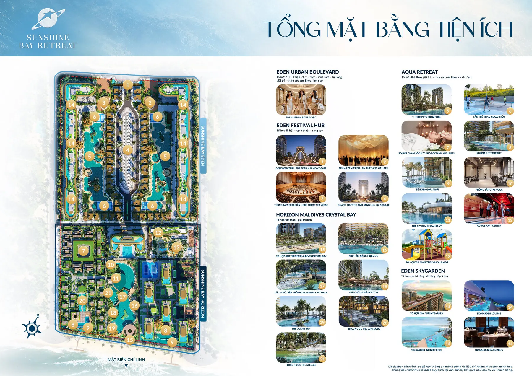 Hơn 100 tiện ích