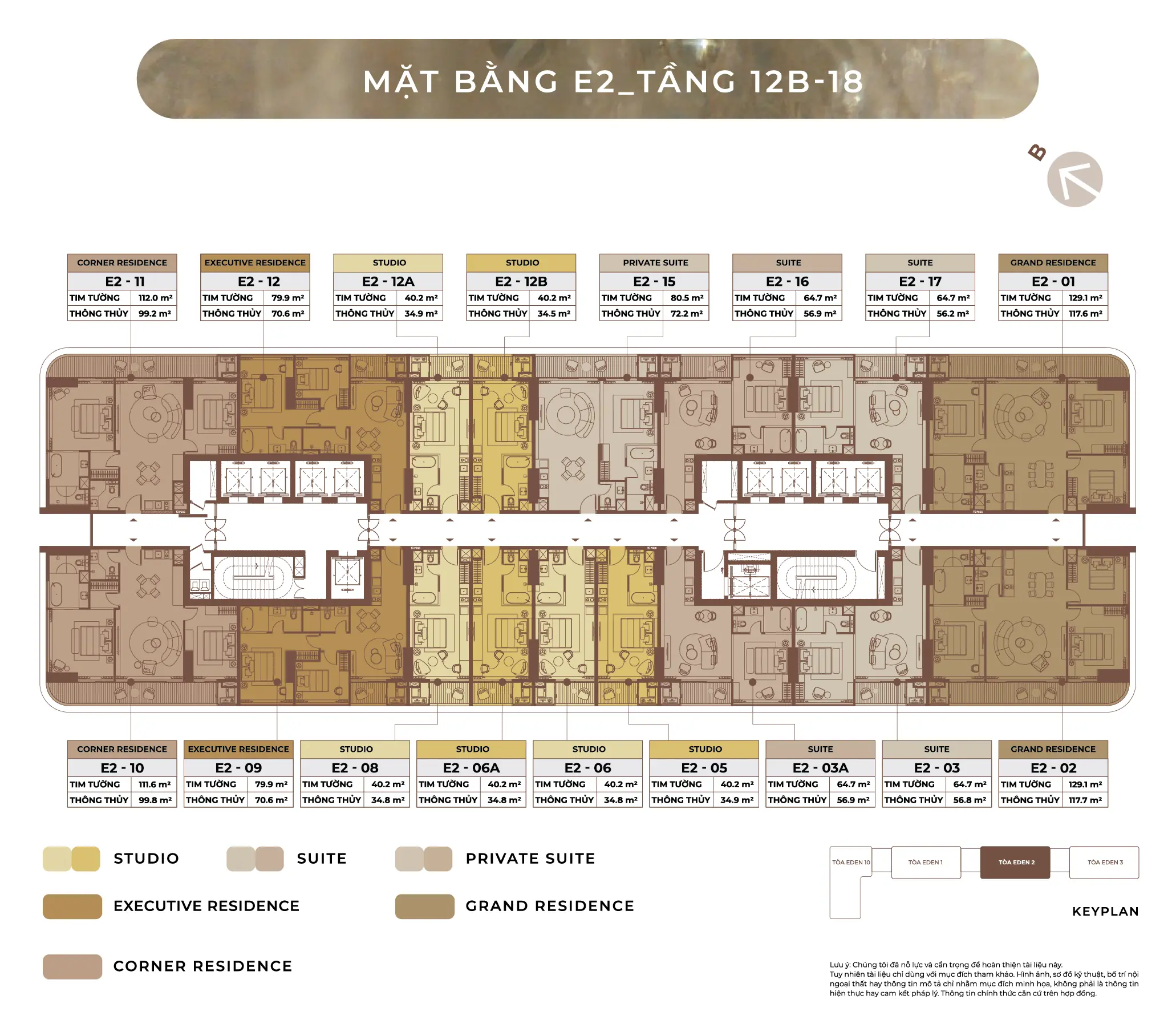 EDEN 2 – Tầng 12B–15 - Sunshine Bay Retreat Vũng Tàu