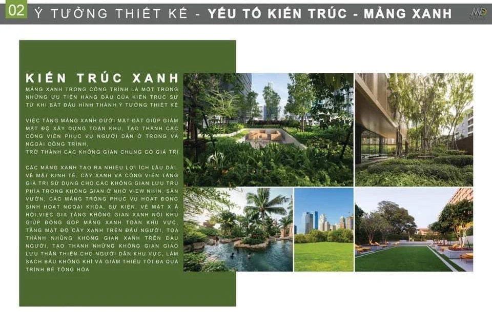 Thiết kế không gian xanh Moonlight Centre Point Bình Tân
