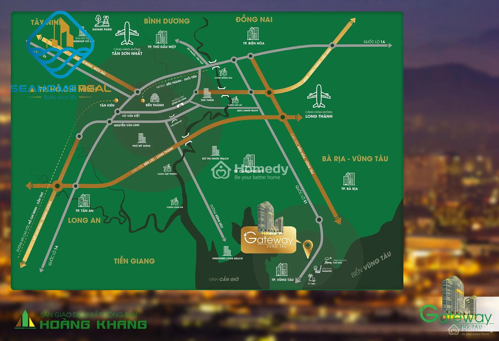 Vị trí và kết nối của Gateway Vũng Tàu: Tiềm năng tăng giá và lợi ích sống