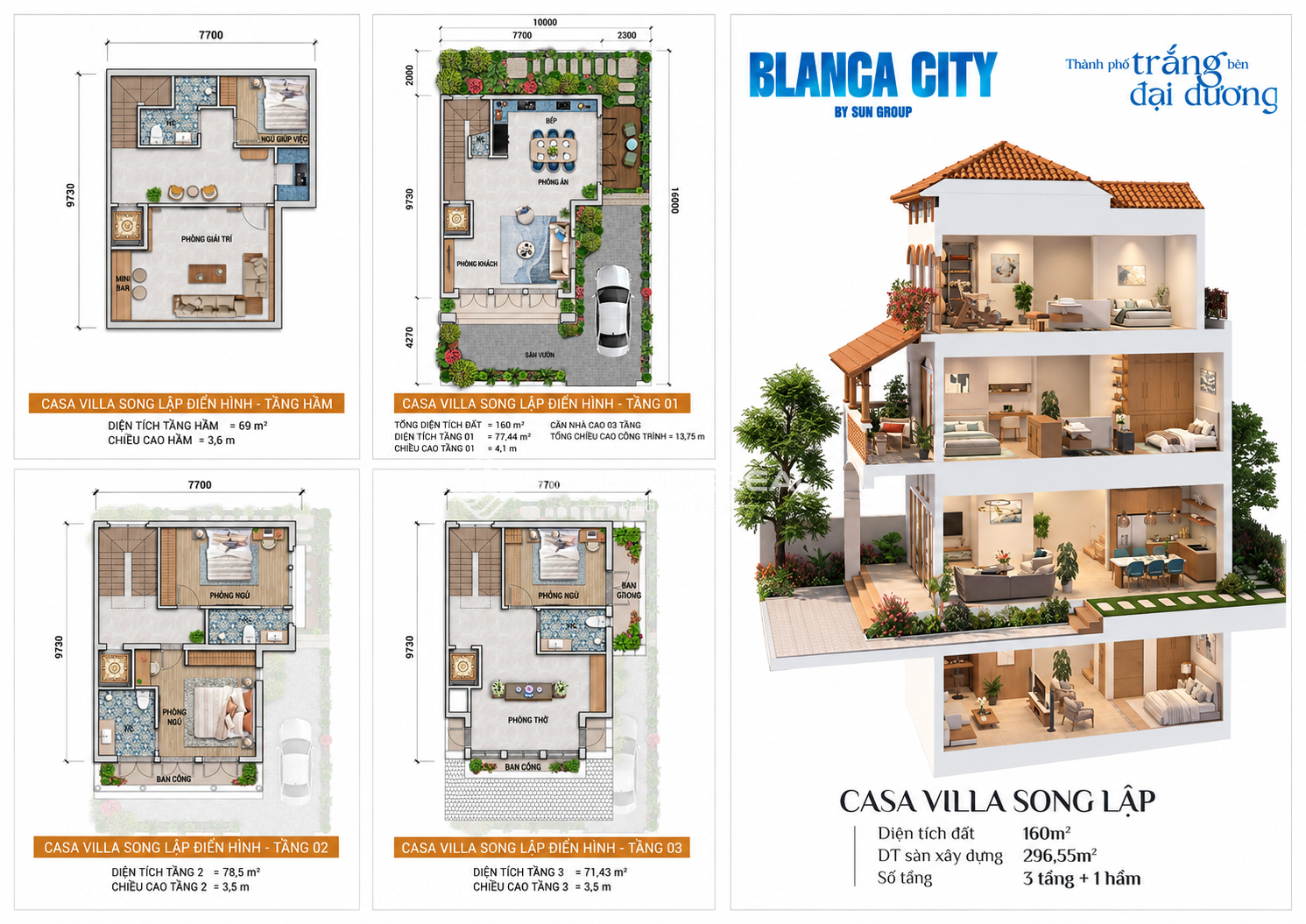 Casa Villa Song Lập - Sun Blanca City Vũng Tàu