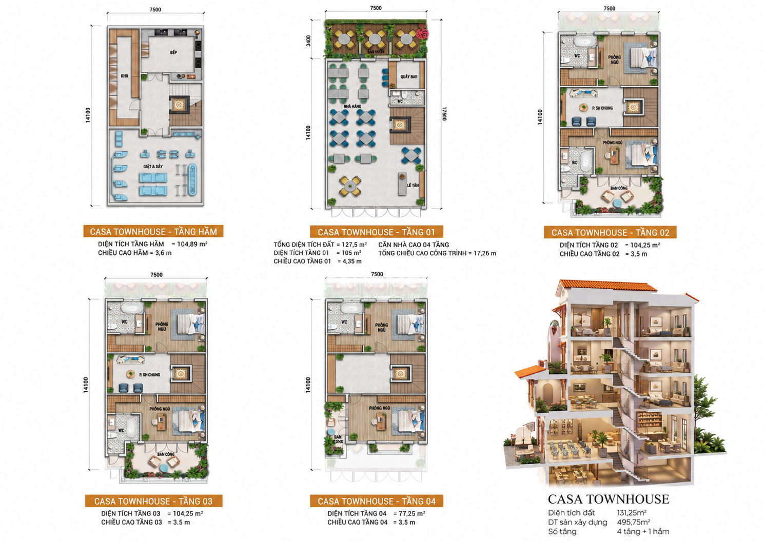 Casa Townhouse - Sun Blanca City Vũng Tàu